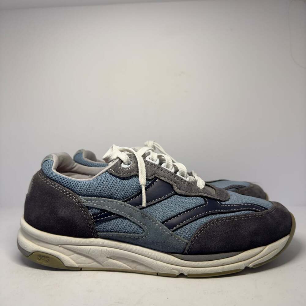 SAS Sneakers Size 8 W Blue Gray Walking Shoes